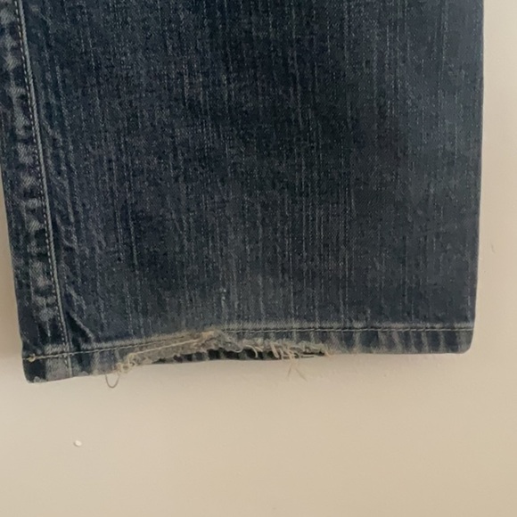 Guess Blue Straight Leg Jeans with Signature Pocket Design - Picture 5 of 11